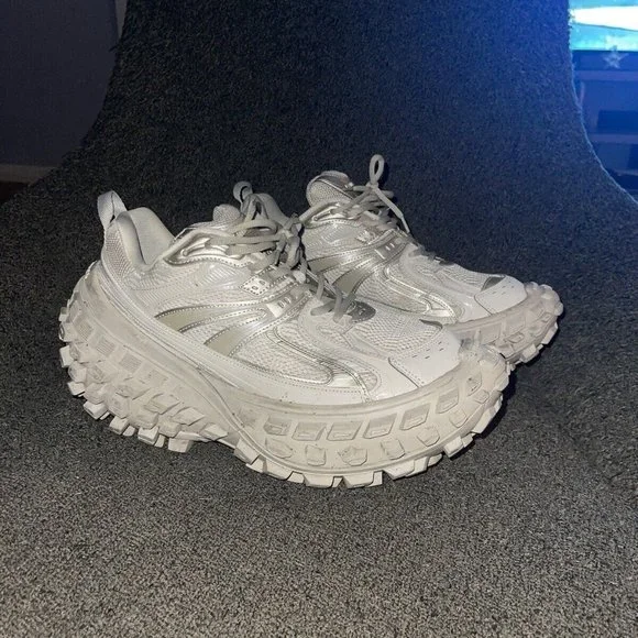 Balenciaga Defenders Size 45 / US 12 , Gray SOLD OUT THANKYOU/ BALENCIAGA Defender Trainers “Grey  main image 4